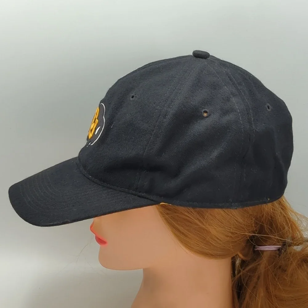 Vtg 1995 Colorado Buffaloes Hat Cap Fitted 7 1/4 100% Wool The Game Black/Yellow